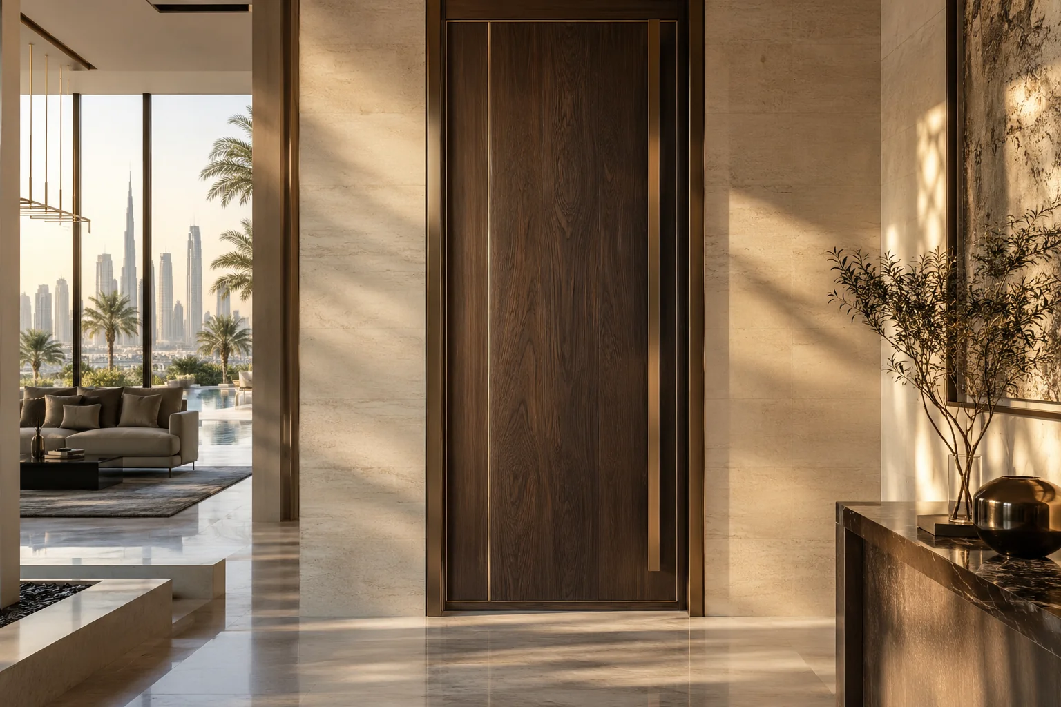 Luxury interior concept for Door Vinyl Wrapping