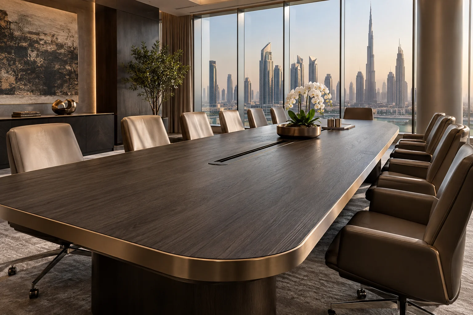 Luxury interior concept for Conference Table Wrapping